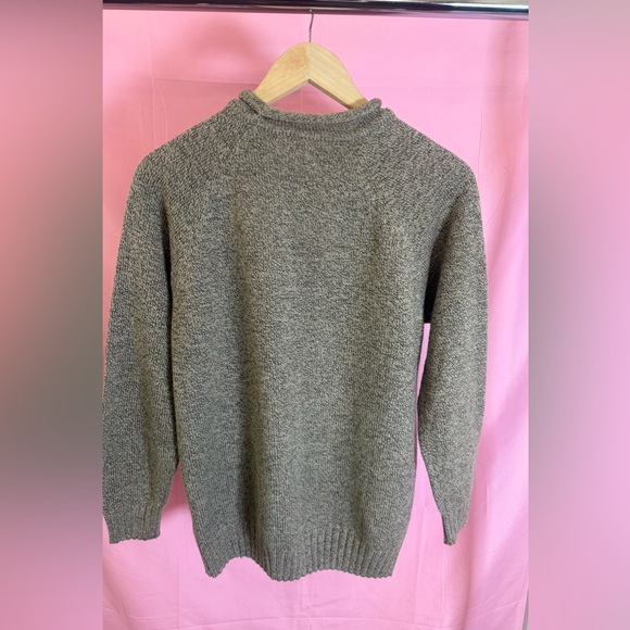 Basic Editions Heather Grey Crewneck Sweater - Picture 3 of 3